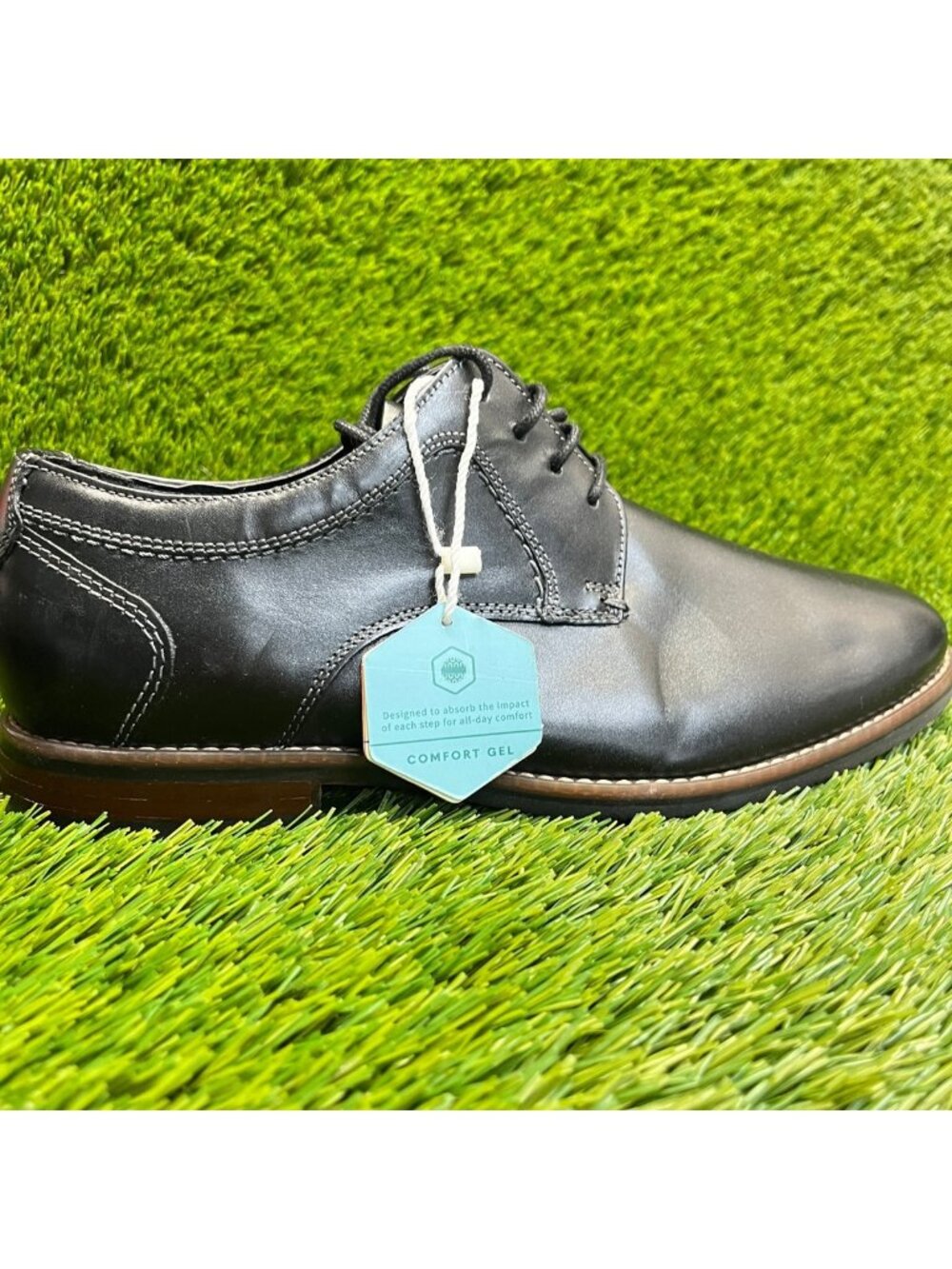 Nunn‎ Bush Westwood Mens Size 8 Black Classic Leather Oxford Dress Shoes